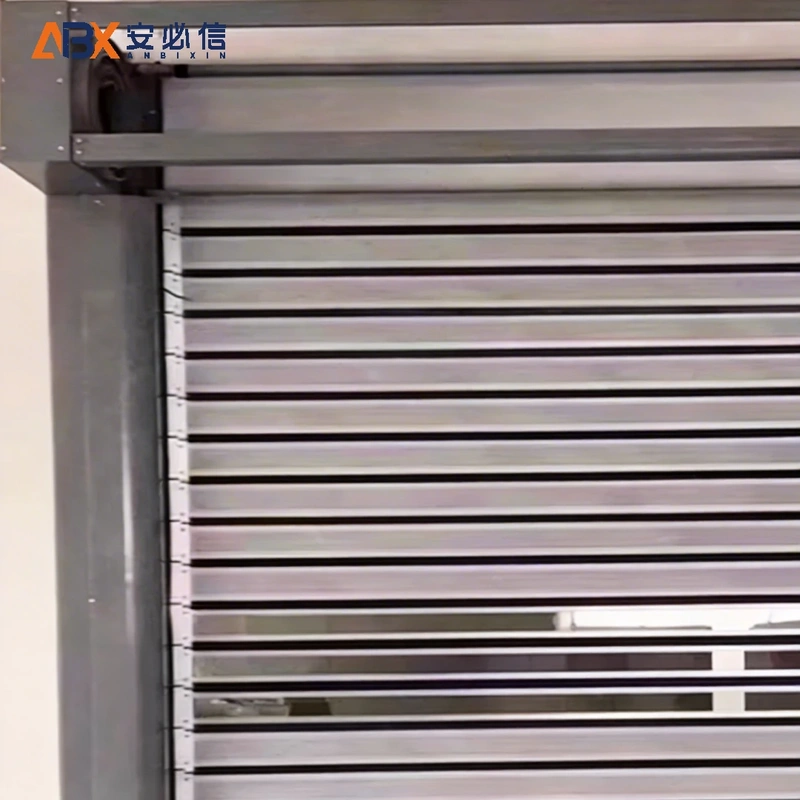 白银金属快速门